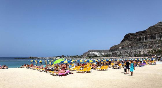 Amadores-stranda. Foto: Canariajournalen