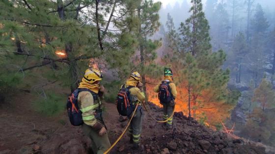 Harde dager for brannmannskap på La Palma.