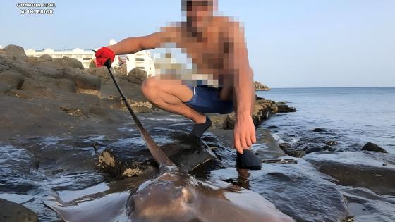 Ulovlig sportsfiske for turister på Lanzarote.