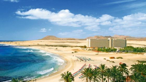 Riu Oliva Beach, Playa de Corralejo, Fuerteventura.