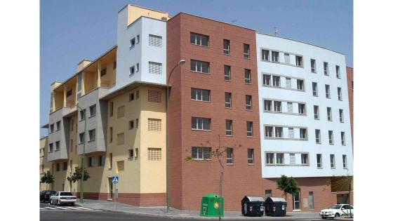 Boligblokk på Gran Canaria.