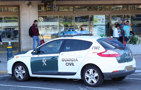 Politibil guardia civil