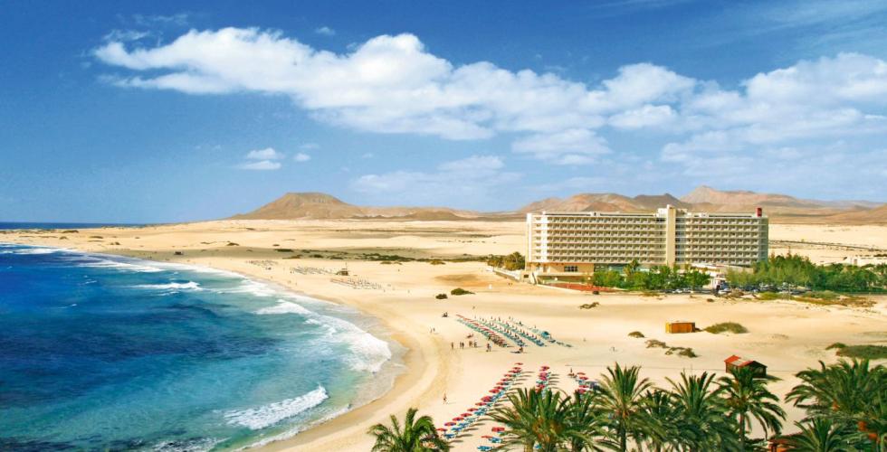 Riu Oliva Beach, Playa de Corralejo, Fuerteventura.