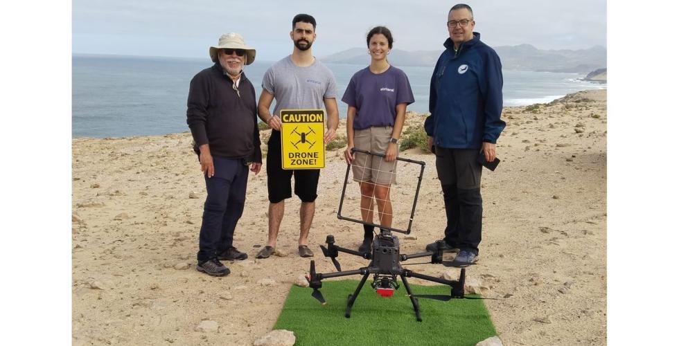 Test av droner på Fuerteventura