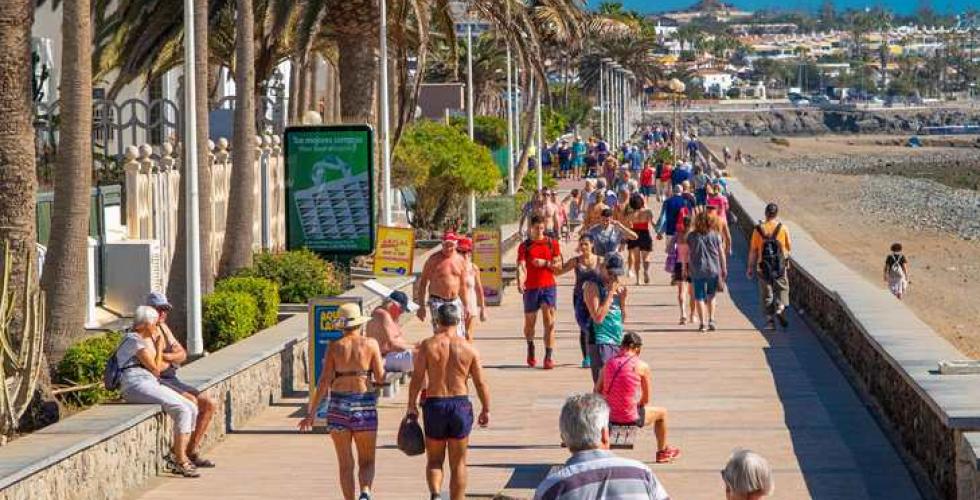 Maspalomas, Gran Canaria, turister