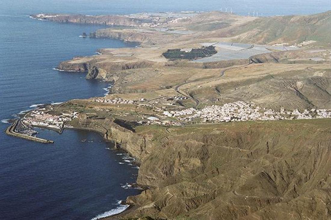 Nordkysten fra Roque Faneque Nordkysten fra Roque Faneque