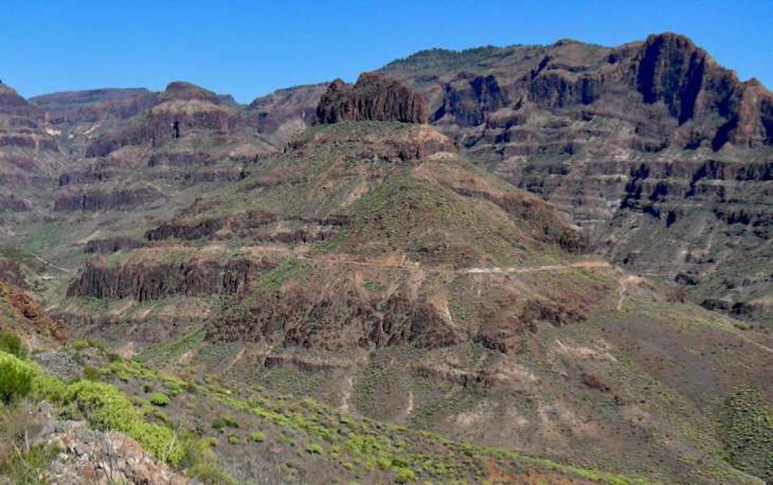 Ville fjell vest for Artenara, Gran Canaria Ville fjell vest for Artenara, Gran Canaria