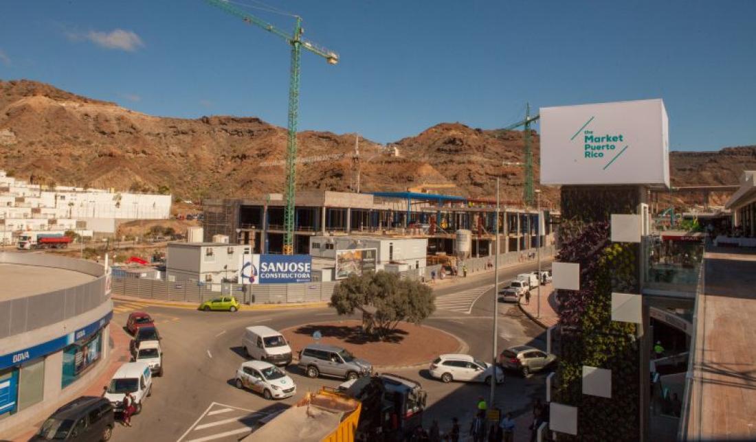 The Market Puerto Rico, utsikt mot The Mall-bygg
