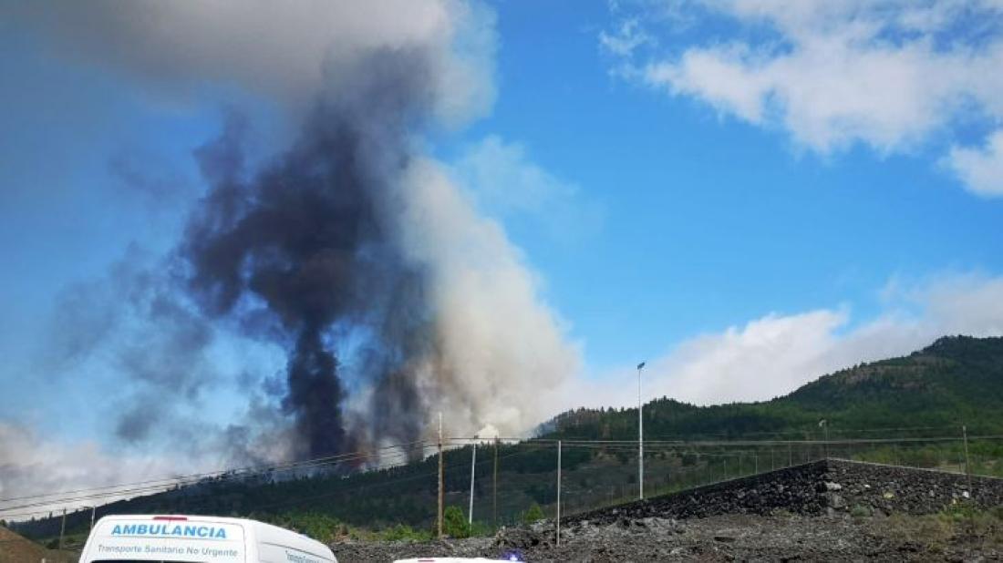 Vulkanutbrudd på La Palma september 2021. Dag 1: Utbrudd 19. september kl. 15.12 Vulkanutbrudd på La Palma september 2021. Dag 1: Utbrudd 19. september kl. 15.12
