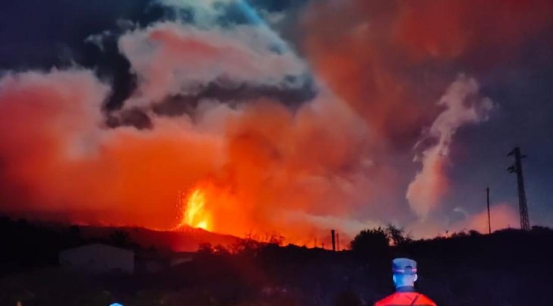 Vulkanutbrudd på La Palma september 2021. Vulkanutbrudd på La Palma september 2021.
