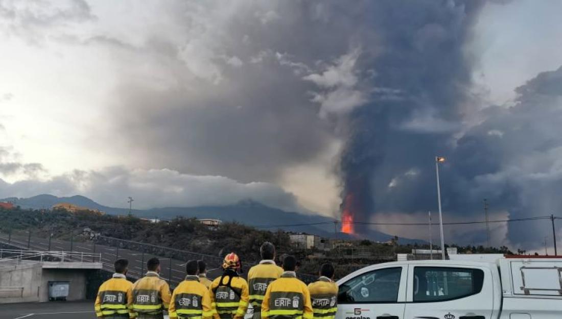 Vulkanutbrudd på La Palma september 2021. Vulkanutbrudd på La Palma september 2021.