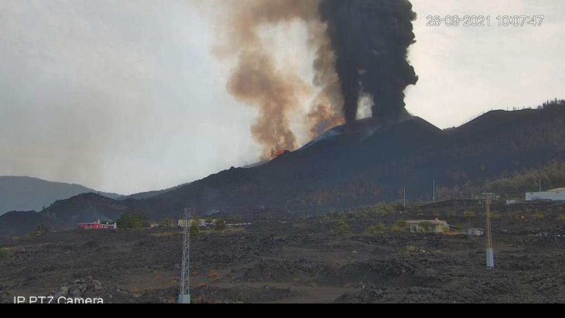 Vulkanutbrudd på La Palma september 2021. Dag 9 Vulkanutbrudd på La Palma september 2021. Dag 9