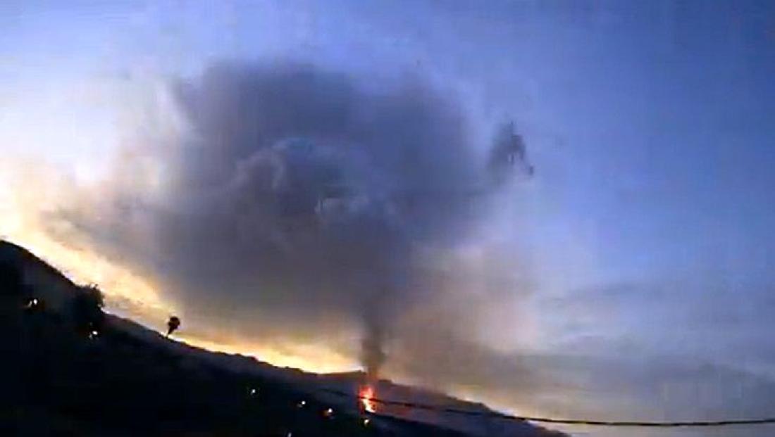 Vulkanutbrudd på La Palma september 2021. Dag 9. Vulkanutbrudd på La Palma september 2021. Dag 9.