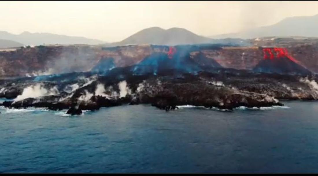 Vulkanutbrudd på La Palma september 2021. Vulkanutbrudd på La Palma september 2021.