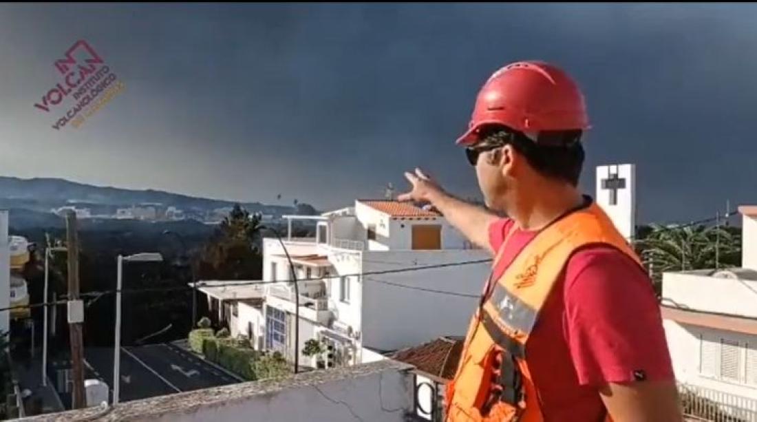 Vulkanutbrudd på La Palma 2021. Dag 33. Lavaen inntar La Laguna. Vulkanutbrudd på La Palma 2021. Dag 33. Lavaen inntar La Laguna.