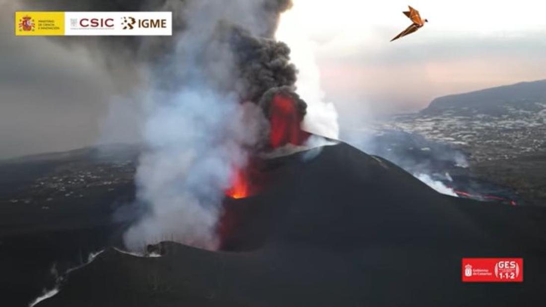 Vulkanutbrudd på La Palma 2021. Dag 35. Vulkanutbrudd på La Palma 2021. Dag 35.