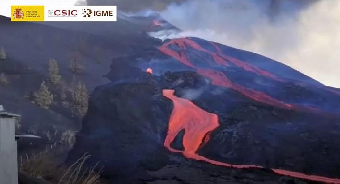 Vulkanutbrudd på La Palma 2021. Dag 35. Vulkanutbrudd på La Palma 2021. Dag 35.