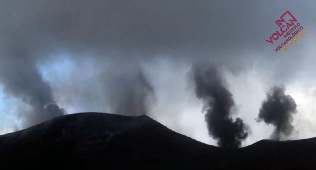 Vulkanutbrudd på La Palma 2021. Dag 37. Vulkanutbrudd på La Palma 2021. Dag 37.
