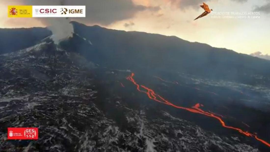 Vulkanutbrudd på La Palma 2021. Dag 63. Vulkanutbrudd på La Palma 2021. Dag 63.
