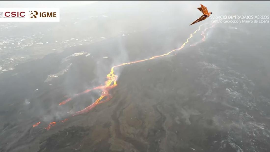 Vulkanutbrudd på La Palma 2021. Dag 64. Vulkanutbrudd på La Palma 2021. Dag 64.