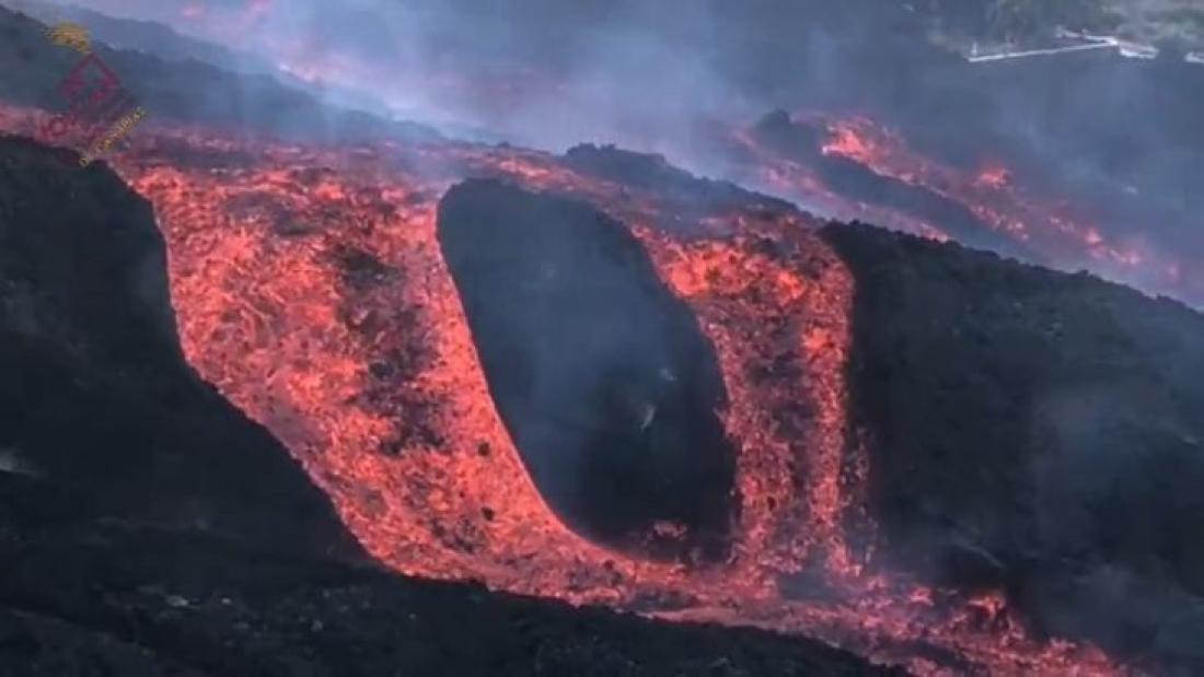 Vulkanutbrudd på La Palma 2021. Dag 65. Vulkanutbrudd på La Palma 2021. Dag 65.