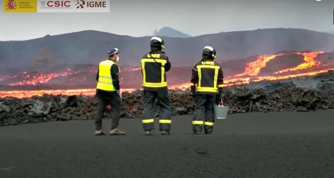 Vulkanutbrudd på La Palma 2021. Dag 68. Vulkanutbrudd på La Palma 2021. Dag 68.