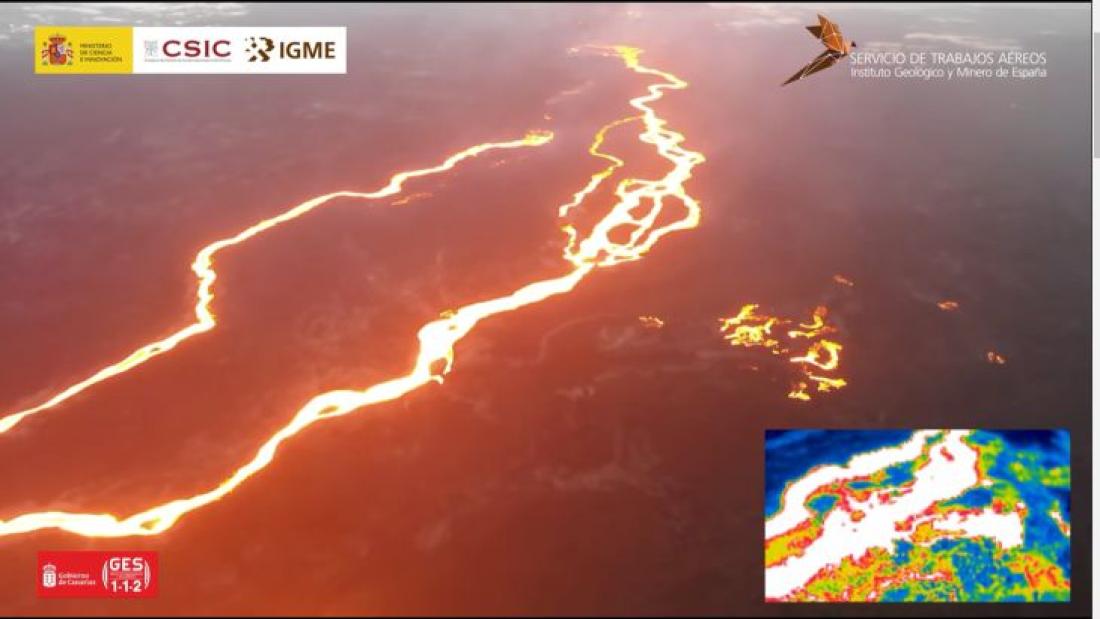 Vulkanutbrudd på La Palma 2021. Dag 68. Vulkanutbrudd på La Palma 2021. Dag 68.