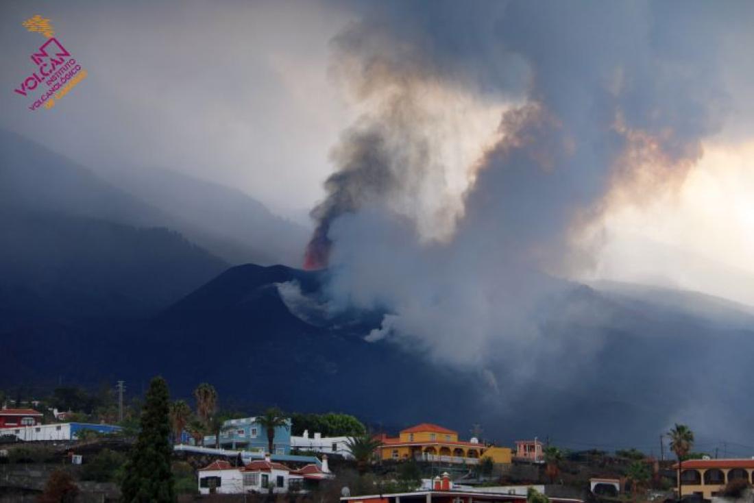 Vulkanutbrudd på La Palma 2021. Dag 69. Vulkanutbrudd på La Palma 2021. Dag 69.