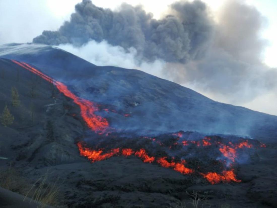 Vulkanutbrudd på La Palma 2021. Dag 71. Vulkanutbrudd på La Palma 2021. Dag 71.
