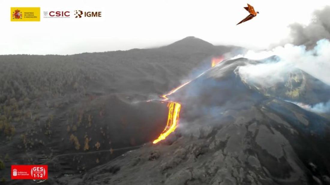 Vulkanutbrudd på La Palma 2021. Dag 71. Vulkanutbrudd på La Palma 2021. Dag 71.