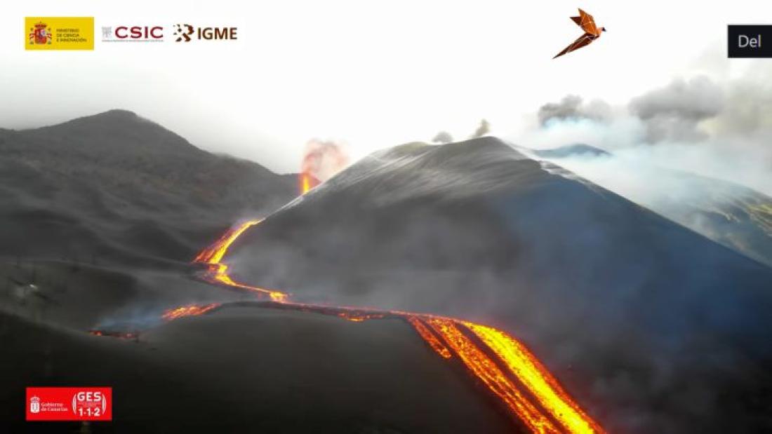 Vulkanutbrudd på La Palma 2021. Dag 71. Vulkanutbrudd på La Palma 2021. Dag 71.