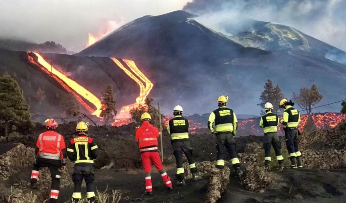 Vulkanutbrudd på La Palma 2021. Dag 71. Vulkanutbrudd på La Palma 2021. Dag 71.