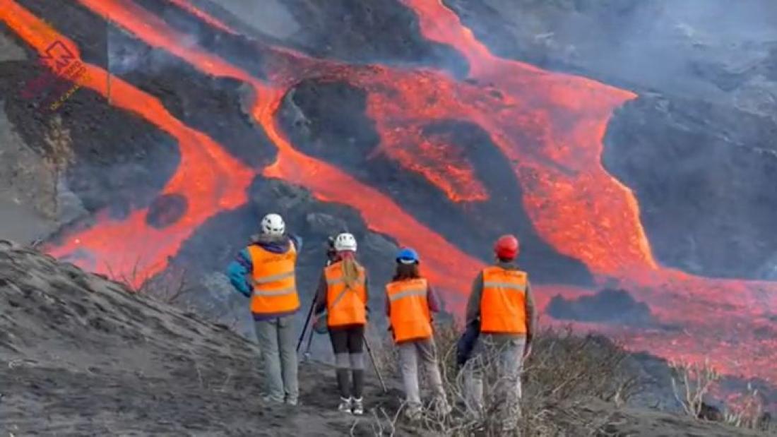 Vulkanutbrudd på La Palma 2021. Dag 72. Vulkanutbrudd på La Palma 2021. Dag 72.
