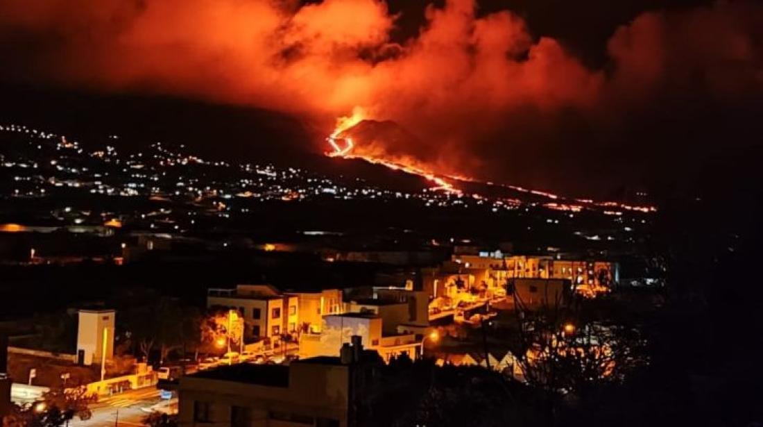 Vulkanutbrudd på La Palma 2021. Dag 72. Vulkanutbrudd på La Palma 2021. Dag 72.