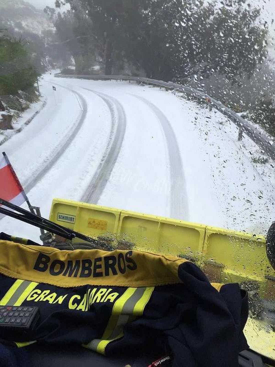 Brøytebil på Gran Canaria Brøytebil på Gran Canaria