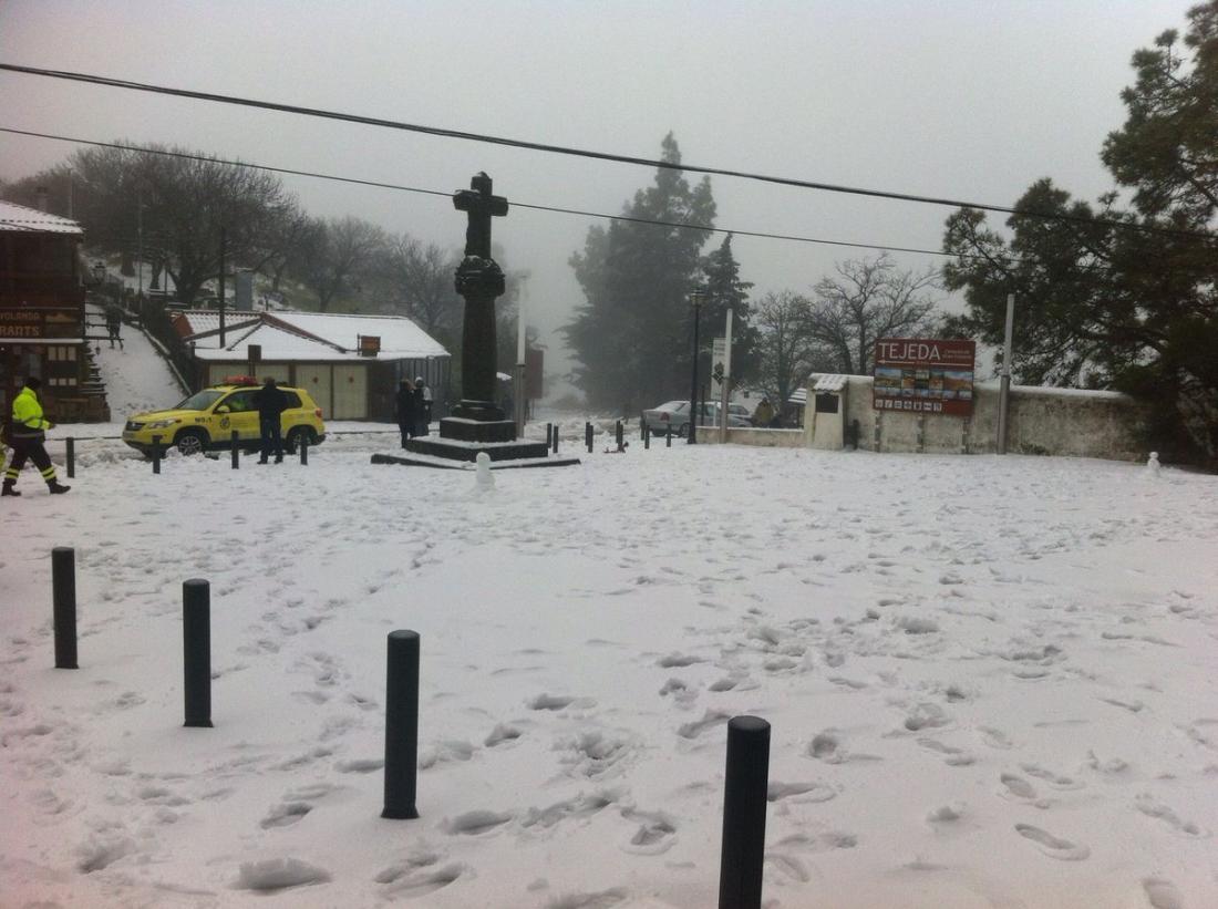 Snø på Cruz deTejeda, GC Snø på Cruz deTejeda, GC
