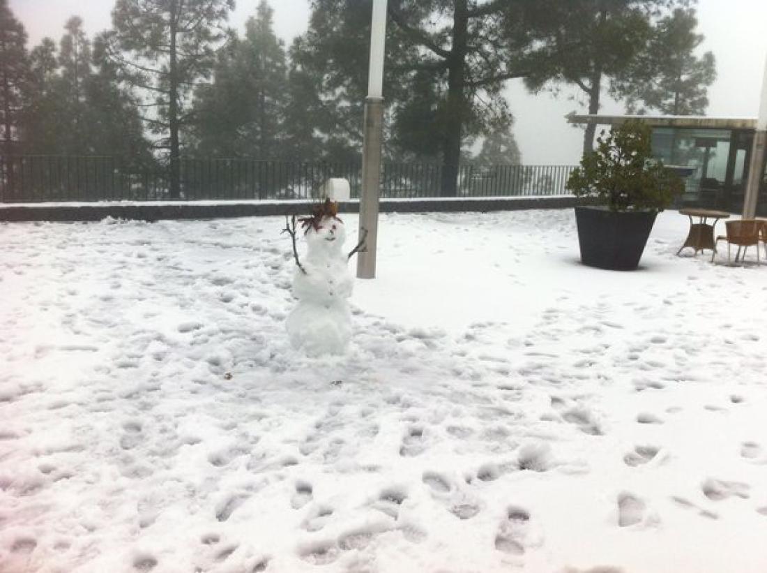 Snø på Cruz de Tejeda, GC Snø på Cruz de Tejeda, GC
