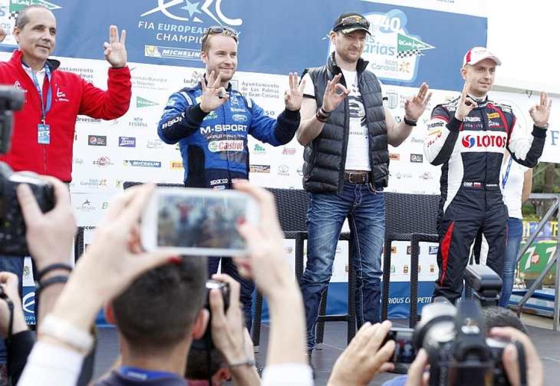 Fra rallyets åpningsseremoni