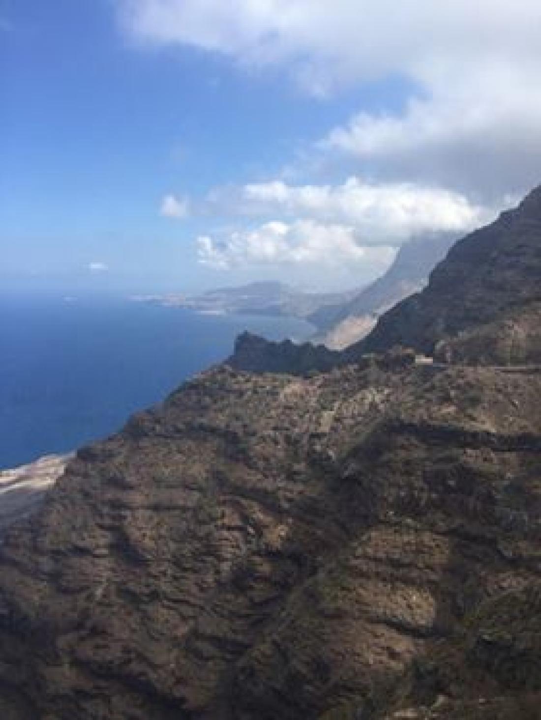 Kystvei GC-200, Gran Canaria før stegningen Kystvei GC-200, Gran Canaria før stegningen