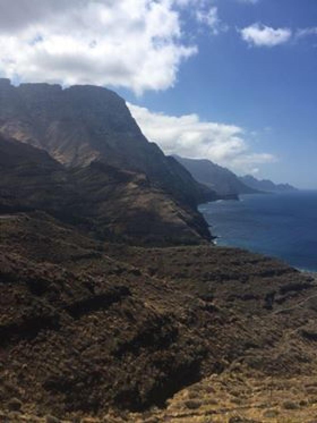 Kystvei GC-200, Gran Canaria før stegningen Kystvei GC-200, Gran Canaria før stegningen